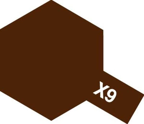 TAMIYA 田宮 水性 X-9 亮光 棕色 Brown 10ml