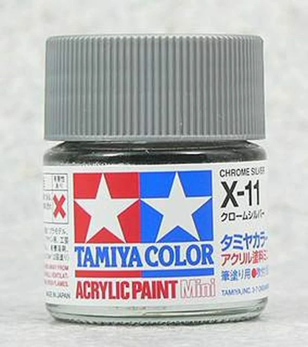 TAMIYA 田宮 水性 X-11 亮光 鉻銀 Chrome Silver 10ml