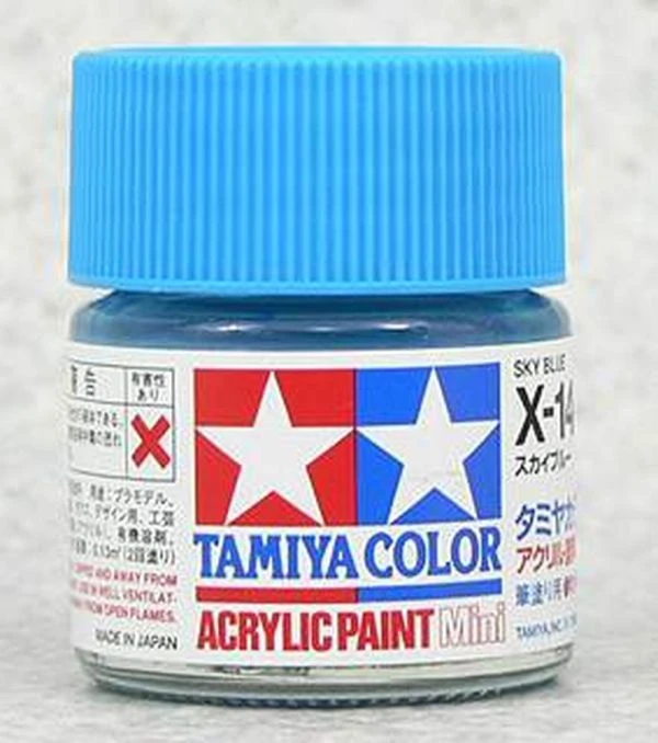 TAMIYA 田宮 水性 X-14 亮光 天空藍 Sky Blue 10ml
