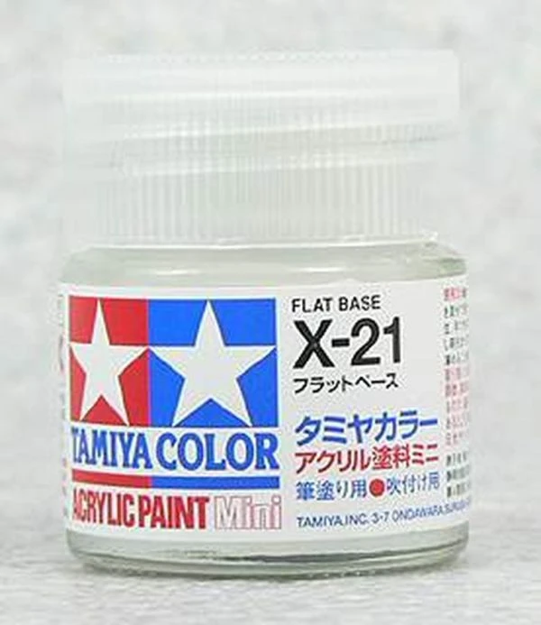 TAMIYA 田宮 水性 X-21 消光劑 Flat Base 10ml