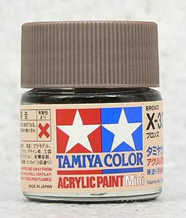TAMIYA 田宮 水性 X-33 亮光 古銅 Bronze 10ml
