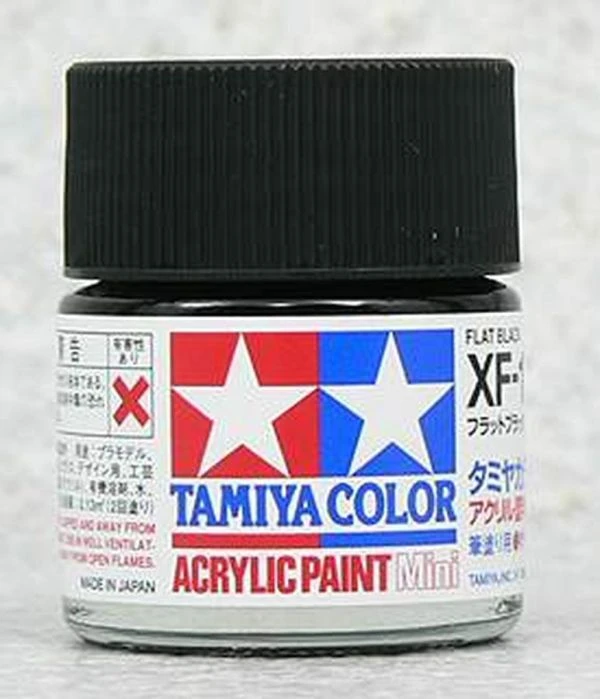 TAMIYA 田宮 水性 XF-1 消光 黑色 Flat Black 10ml