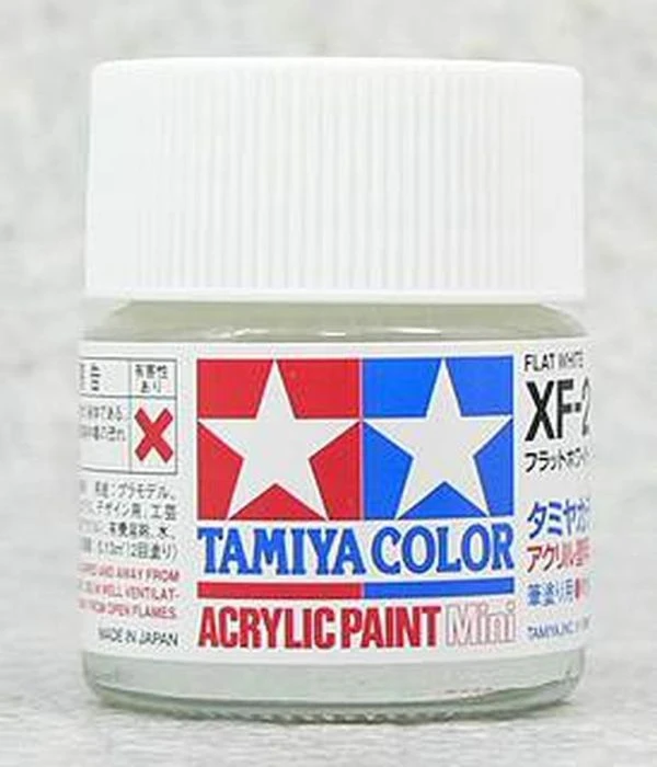 TAMIYA 田宮 水性 XF-2 消光 白色 Flat White 10ml