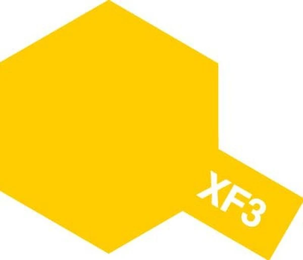 TAMIYA 田宮 水性 XF-3 消光 黃色 Flat Yellow 10ml