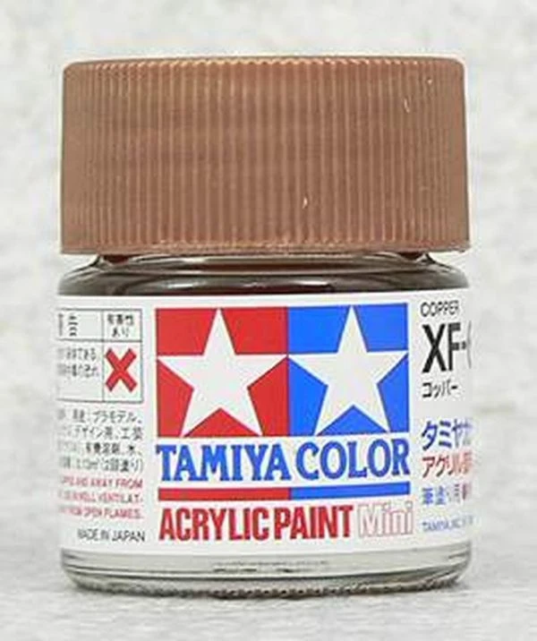 TAMIYA 田宮 水性 XF-6 消光 紅銅 Copper 10ml