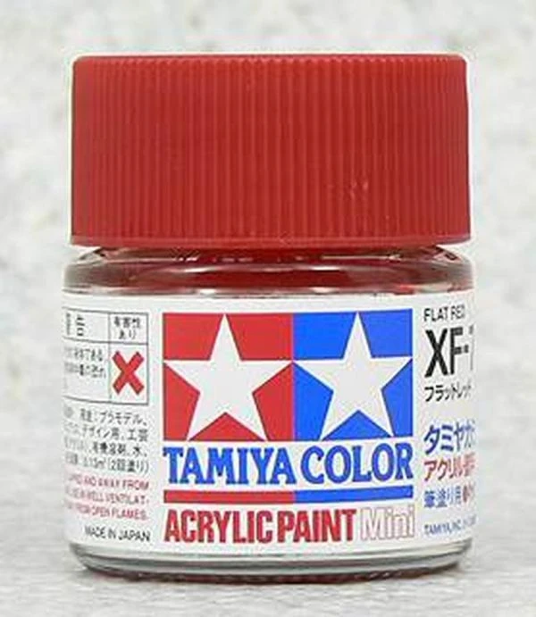 TAMIYA 田宮 水性 XF-7 消光 紅色 Flat Red 10ml