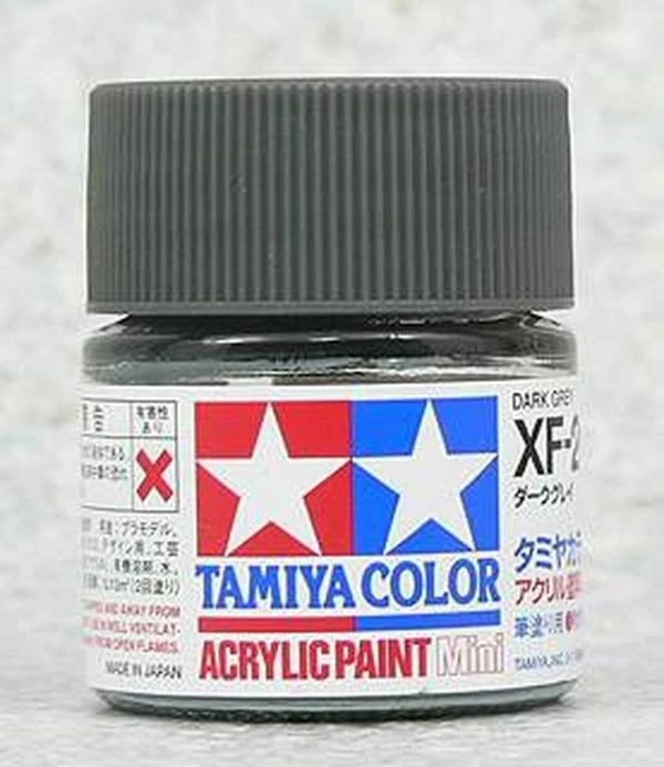 TAMIYA 田宮 水性 XF-24 消光 深灰 Dark Grey 10ml