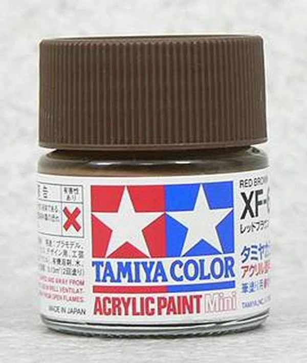 TAMIYA 田宮 水性 XF-64 消光 紅棕 Red Brown 10ml