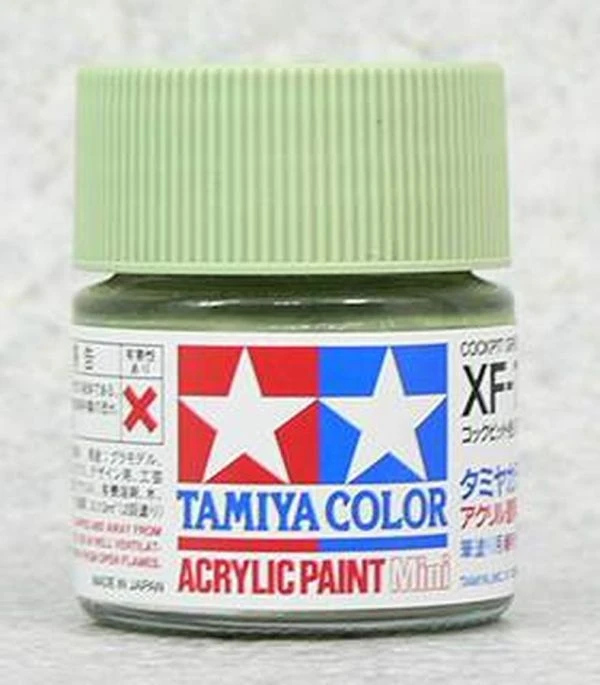 TAMIYA 田宮 水性 XF-71 消光 駕駛艙綠 Cockpit Green 10ml