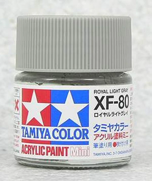 TAMIYA 田宮 水性 XF-80 消光 皇家亮灰色 Royal Gray 10ml