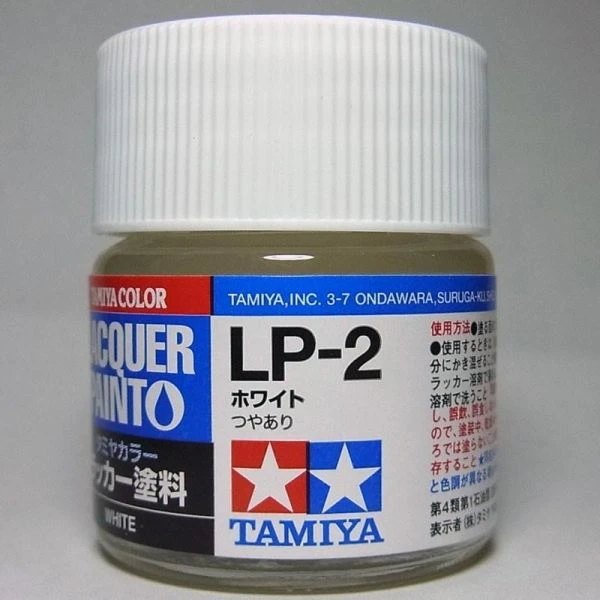 TAMIYA 田宮 硝基 LP-02 亮光 白 White 10ml
