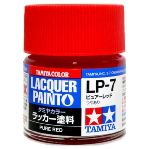 TAMIYA 田宮 硝基 LP-07 亮光 紅 Pure Red 10ml