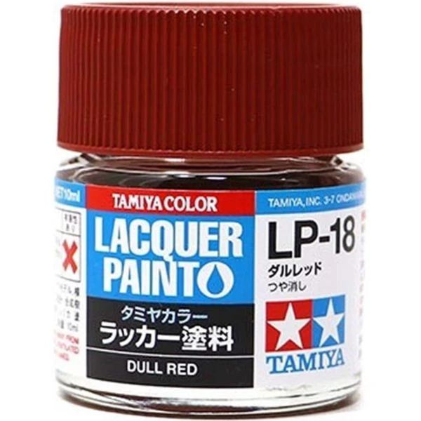 TAMIYA 田宮 硝基 LP-18 消光 船艦吃水線以下艦底色 Dull Red 10ml