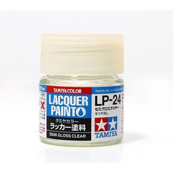 TAMIYA 田宮 硝基 LP-24 半消光透明 Semi Gloss Clear 10ml