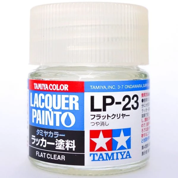 TAMIYA 田宮 硝基 LP-23 消光 透明 Flat Clear 10ml