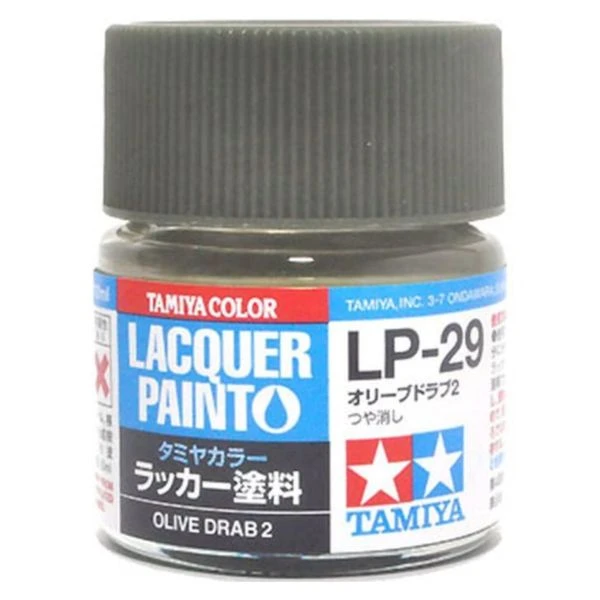 TAMIYA 田宮 硝基 LP-29 消光 二戰美軍戰車橄欖褐色 2 Olive Drab 2 10ml