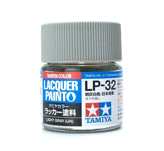 TAMIYA 田宮 硝基 LP-32 半消光 明灰白（日本海軍） Light Gray（IJN） 10ml