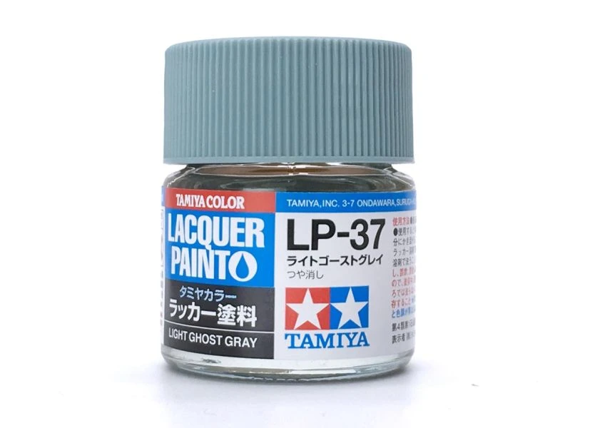 TAMIYA 田宮 硝基 LP-37 消光 美軍現役飛機/日本航空自衛隊迷彩機塗裝 淡灰藍色 Light Ghost Gray 10ml