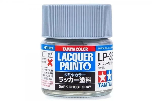 TAMIYA 田宮 硝基 LP-36 消光 美軍現役飛機塗裝色 深灰藍色 Dark Ghost Gray 10ml