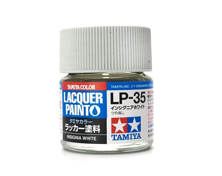 TAMIYA 田宮 硝基 LP-35 消光 二戰美海軍機下面塗裝色 Insignia White 10ml