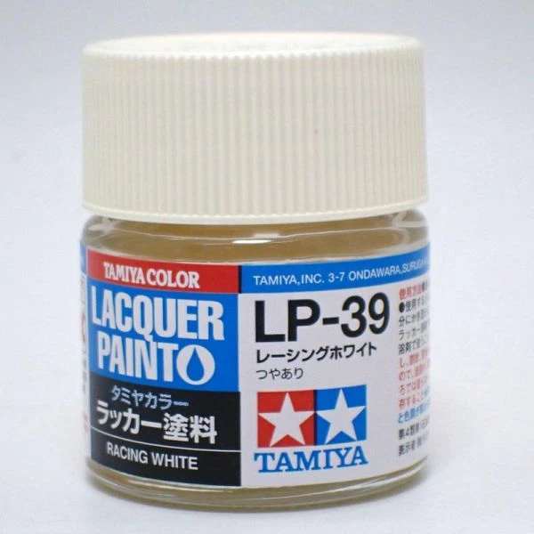 TAMIYA 田宮 硝基 LP-39 亮光 競賽白 Racing White 10ml
