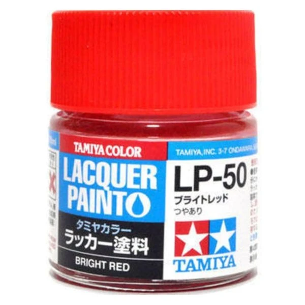 TAMIYA 田宮 硝基 LP-50 亮光 亮紅 Bright Red 10ml