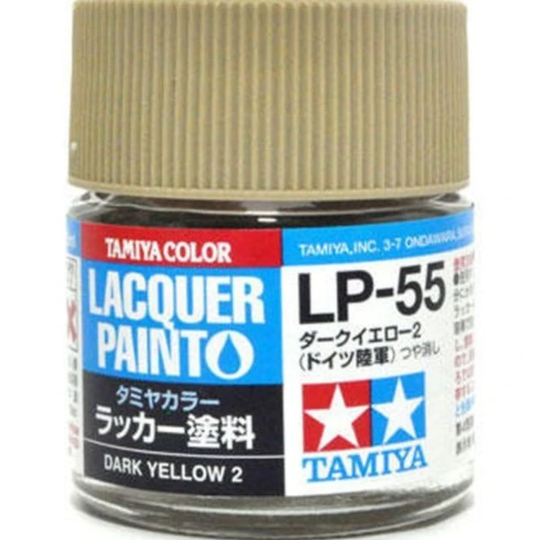 TAMIYA 田宮 硝基 LP-55 消光 暗黃色 2(德國陸軍) Dark Yellow 2 10ml