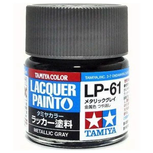 TAMIYA 田宮 硝基 LP-61 金屬消光 金屬灰 Metallic Gray 10ml