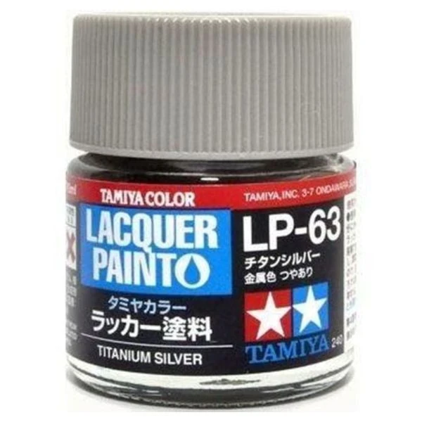 TAMIYA 田宮 硝基 LP-63 金屬亮光 鈦銀 10ml Titanium Silver 10ml