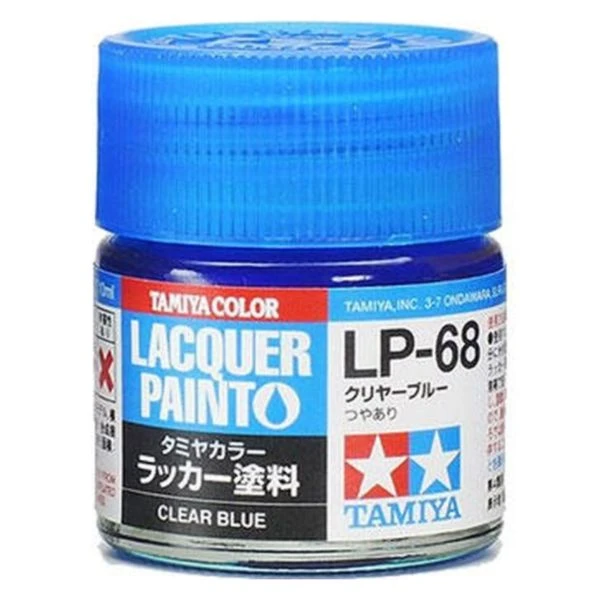 TAMIYA 田宮 硝基 LP-68 亮光 透明藍 Clear Blue 10ml
