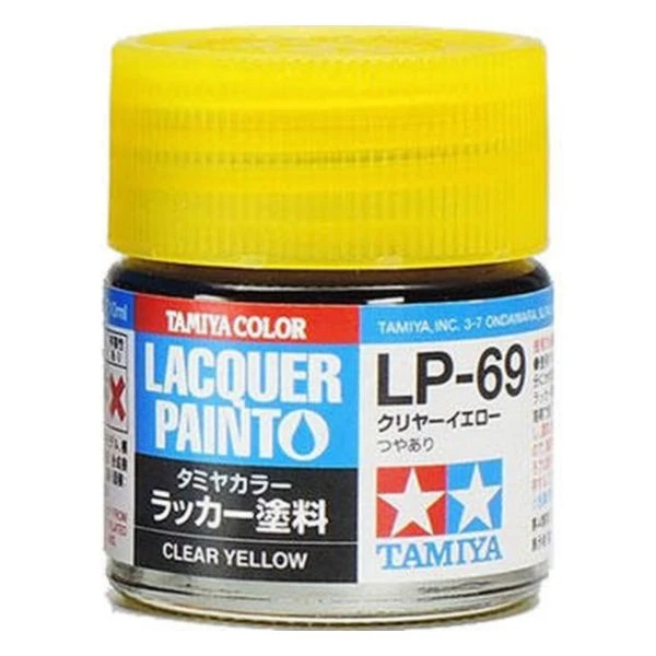 TAMIYA 田宮 硝基 LP-69 亮光 透明黃 Clear Yellow 10ml