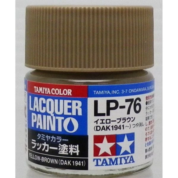 TAMIYA 田宮 硝基 LP-76 消光 黃棕色(DAK1941) Yellow-Brown(DAK1941) 10ml