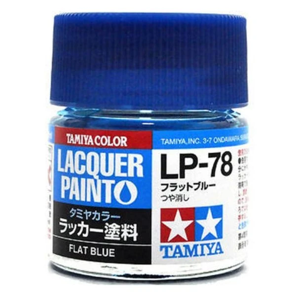 TAMIYA 田宮 硝基 LP-78 消光 藍 Flat Blue 10ml