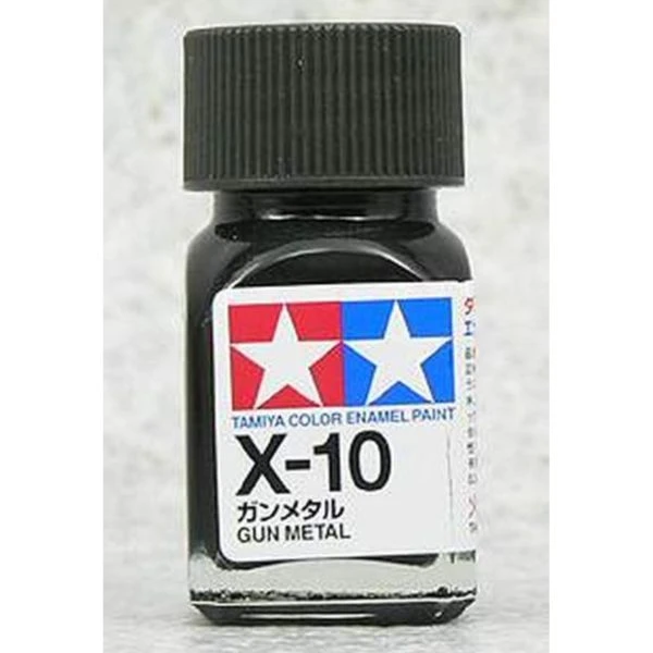 TAMIYA 田宮 油性 X-10 亮光 槍鐵灰色 Gun Metal 10ml