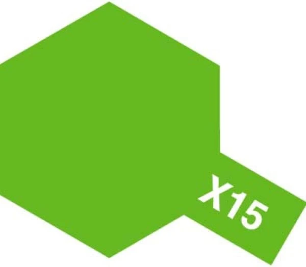 TAMIYA 田宮 油性 X-15 亮光 淺綠 Light Green 10ml