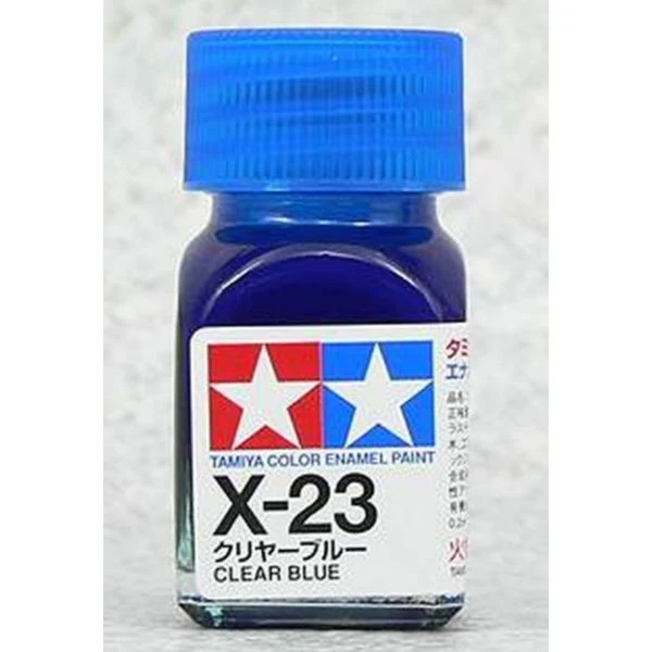 TAMIYA 田宮 油性 X-23 亮光 透明藍 Clear Blue 10ml