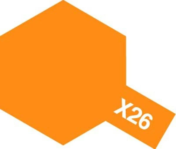 TAMIYA 田宮 油性 X-26 亮光 透明橘 Clear Orange 10ml