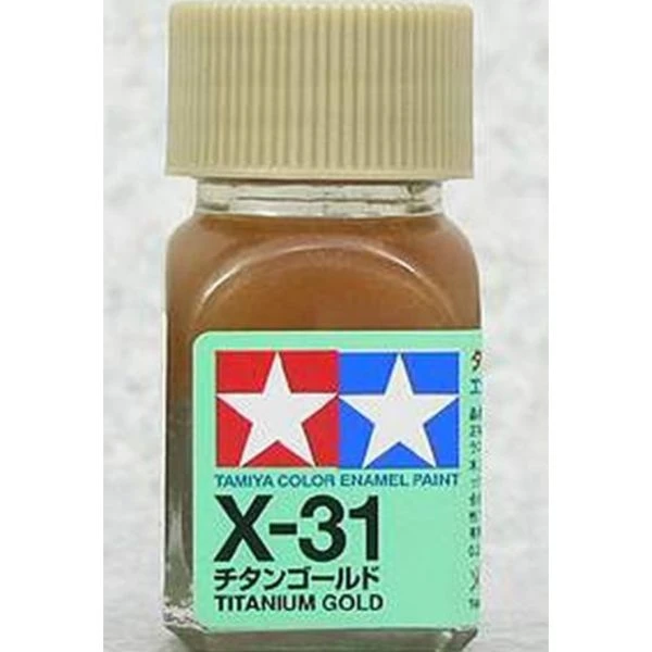 TAMIYA 田宮 油性 X-31 亮光 鈦金 Titanium Gold 10ml