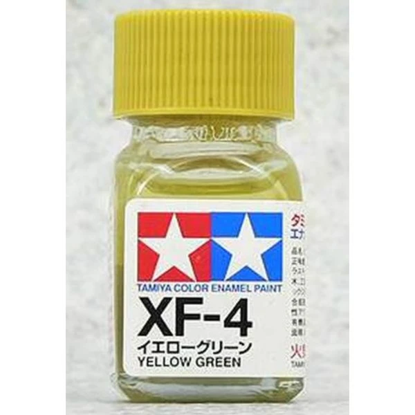 TAMIYA 田宮 油性 XF-4 消光 黃綠 Yellow Green 10ml