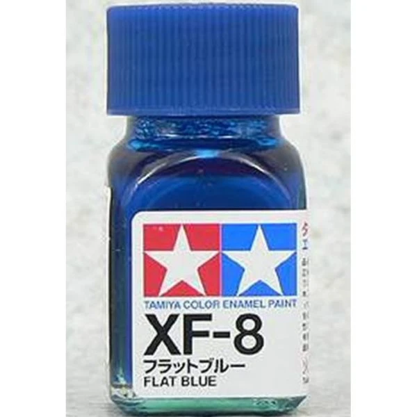 TAMIYA 田宮 油性 XF-8 消光 藍 Flat Blue 10ml