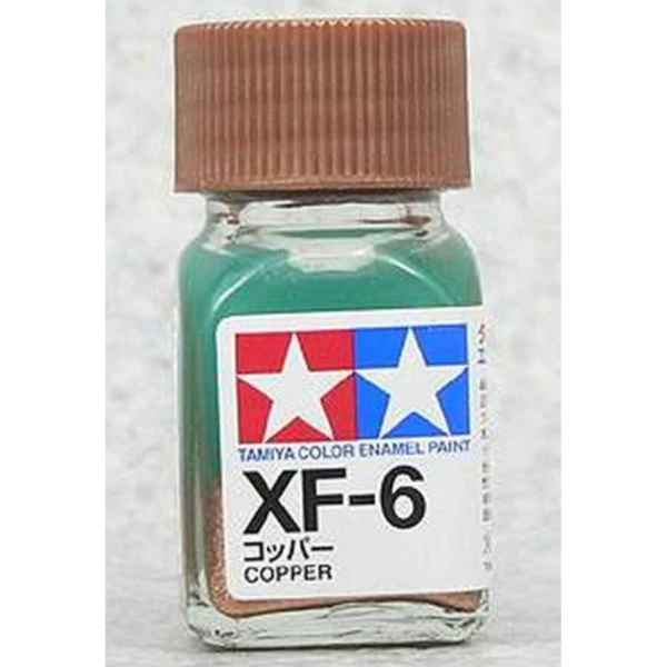 TAMIYA 田宮 油性 XF-6 消光 紅銅 Copper 10ml