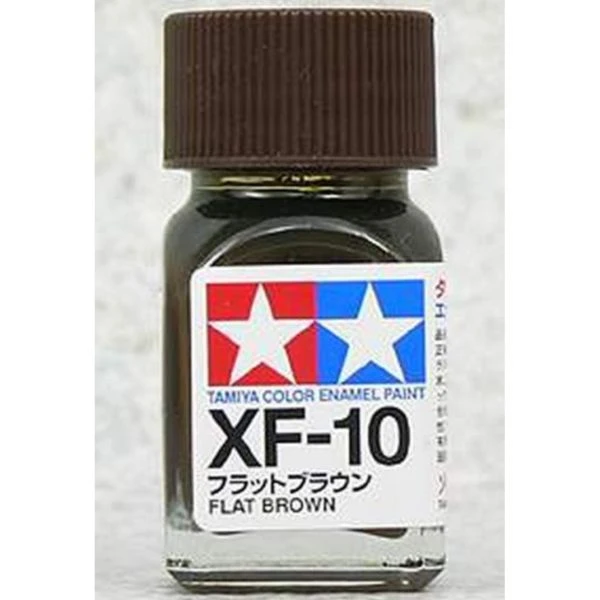 TAMIYA 田宮 油性 XF-10 消光 棕 Flat Brown 10ml