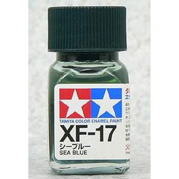 TAMIYA 田宮 油性 XF-17 消光 海藍 Sea Blue 10ml
