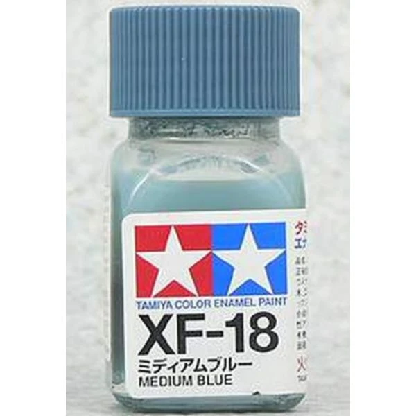 TAMIYA 田宮 油性 XF-18 消光 中藍 Medium Blue 10ml