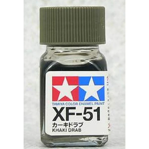 TAMIYA 田宮 油性 XF-51 消光 原野褐 Khaki Drab 10ml