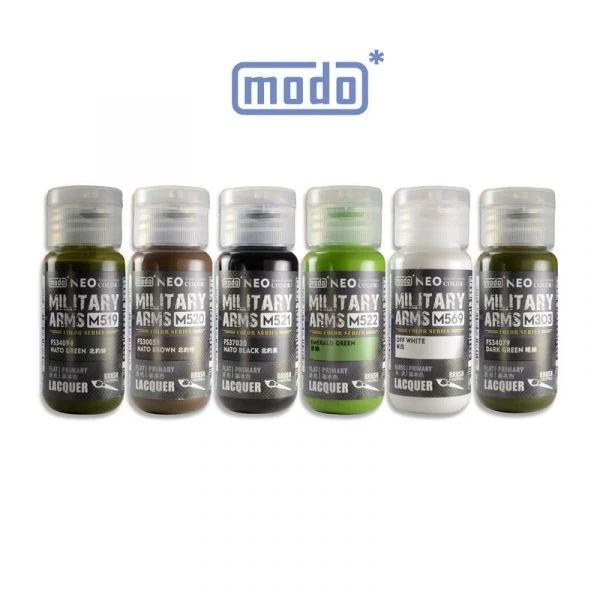 modo摩多製造所 NEO 北約陸軍迷彩套色 30ML 6色 模型漆