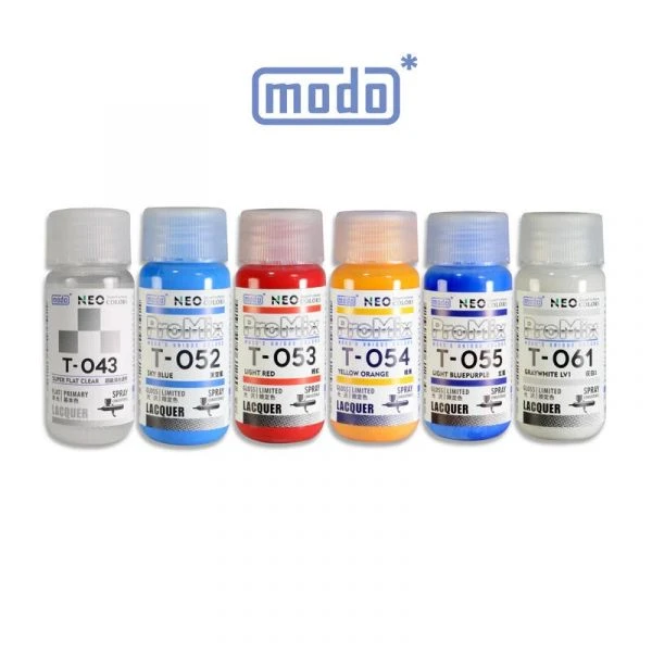 modo摩多製造所 NEO 次世代機器人套組 T系列 30ML 6色 模型漆