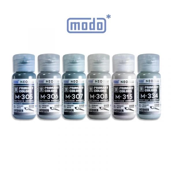 modo摩多製造所 NEO 空軍飛機空優迷彩套色 30ML 6色 模型漆