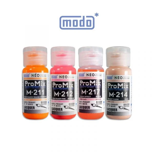 modo摩多製造所 NEO 膚色套組 30ML 4色 模型漆