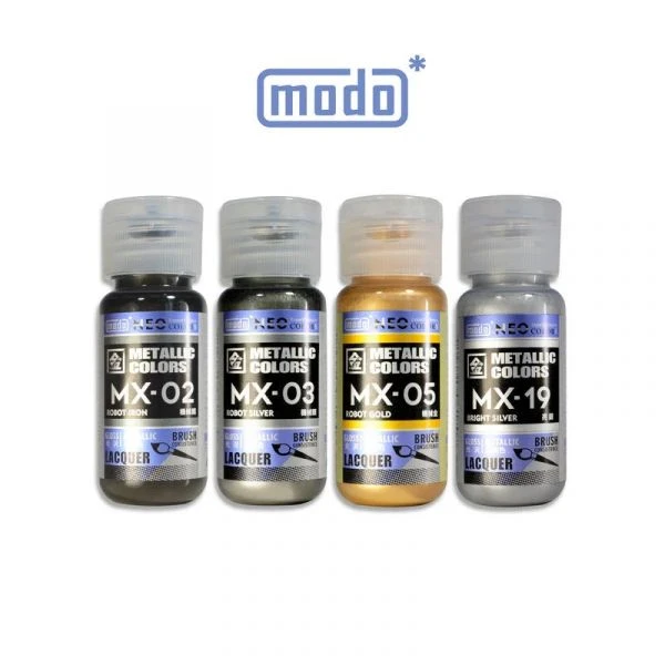 modo摩多製造所 NEO 機械色套組 30ML 4色 模型漆